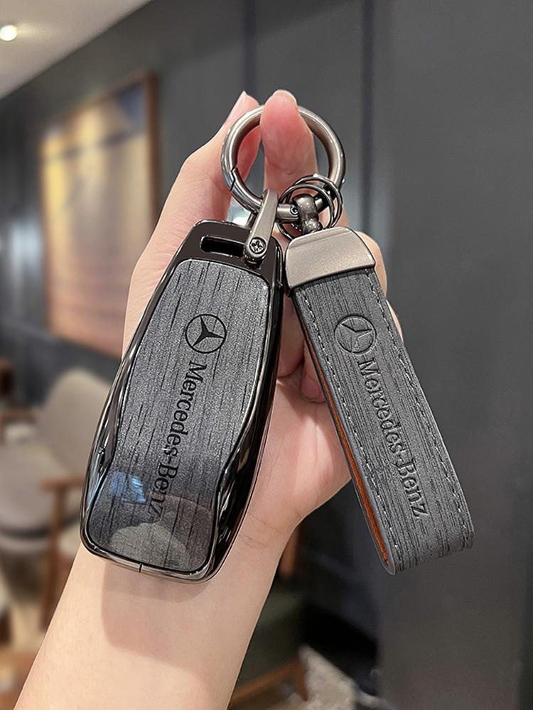 VRN2   Car Remote Key Case Cover For Mercedes Benz A C E S G Class GLC CLE CLA GLB GLS W177 W205 W213 W222 X167 AMG