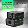 Audio Current Noise Eliminator XLR Line Three Level Gain Adjustment Audio Current Acoustic Noise Filter Remover for Stage