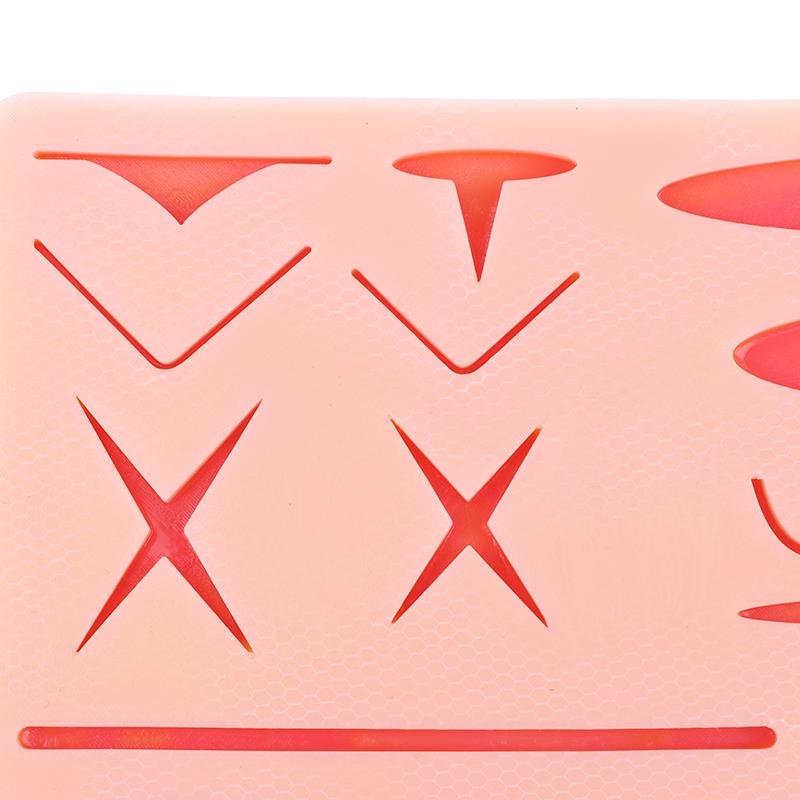 Suture Silicone Surgical Training Skin Medical Silicone Suture Practice Pad Reusable Teaching Model