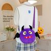 Halloween Bag, Bat, Ghost, Cartoon, Plush, Candy Bag, Children's, Girls', Crossbody Bag, Small Bag, Christmas Gift, Stocking Stuffers