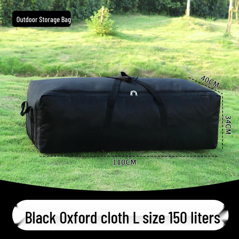 Large Capacity Outdoor Gear Bag - Oxford Cloth, Multi-functional, Portable for Camping, Picnic, Travel, and Equipment Storage.
