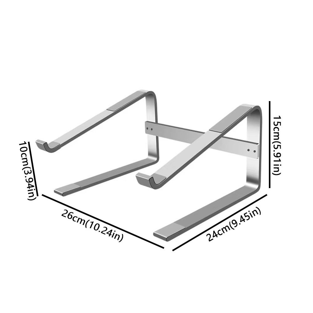 Iron Laptop Stand Double Layer Computer Stand Sturdy Notebook Stand  Desktop Use