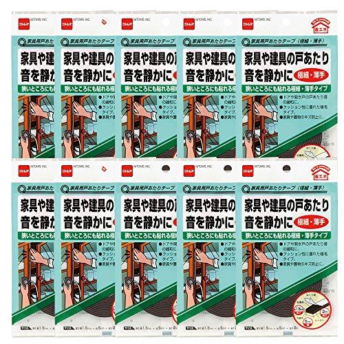 Nitoms E0170 Furniture Door Tape, Ultra Fine and Thin, 0.06 x 0.2 inches (1.5