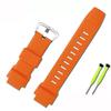 Rubber Wrist Strap For Casio PROTREK PRG-260/270/550/250 PRW-3500/2500/5100 Replacement Black Bracelet 18mm Silicone WatchBands