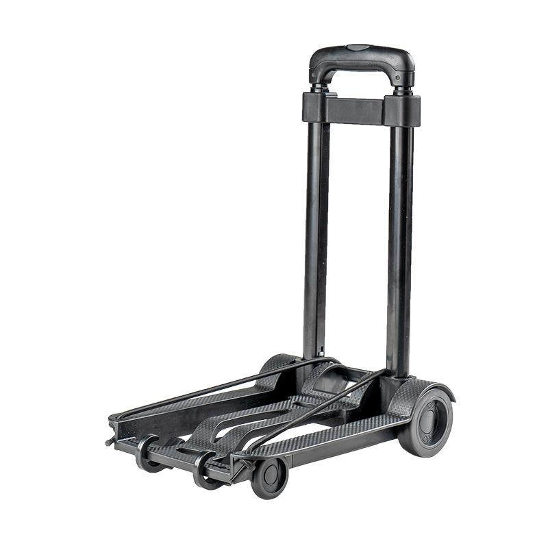 Portable Folding Trolley Cart for Package Pickup and Shopping, In Stock