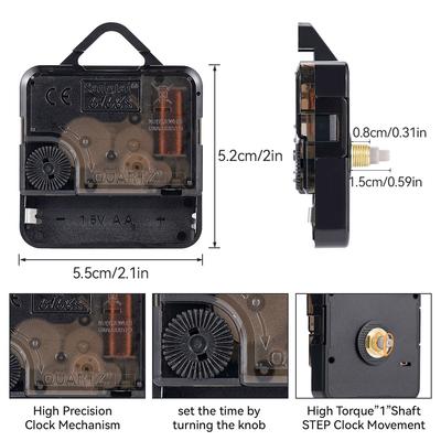 6168 Model Quartz Clock Movement Motor Mechanism Kit DIY Wall Clock Quiet Pointer Replacement Movement Mechanism Repair Tool