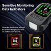 New 4 IN 1 Carbon Monoxide Detector with Alarm LCD Display Screen Humidity Temperature Detection CO Detector for Outdoor Air Concentration Monitoring