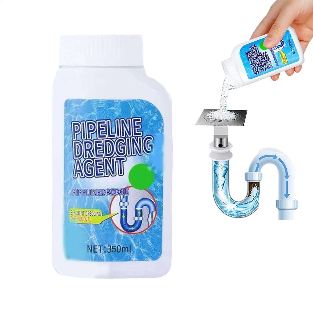 Professional Pipe Unclogger Pipeline Dredging Agent Toilet Pipe Dredger Drain Clog Remover Powerful for Tub Bathroom Sewer