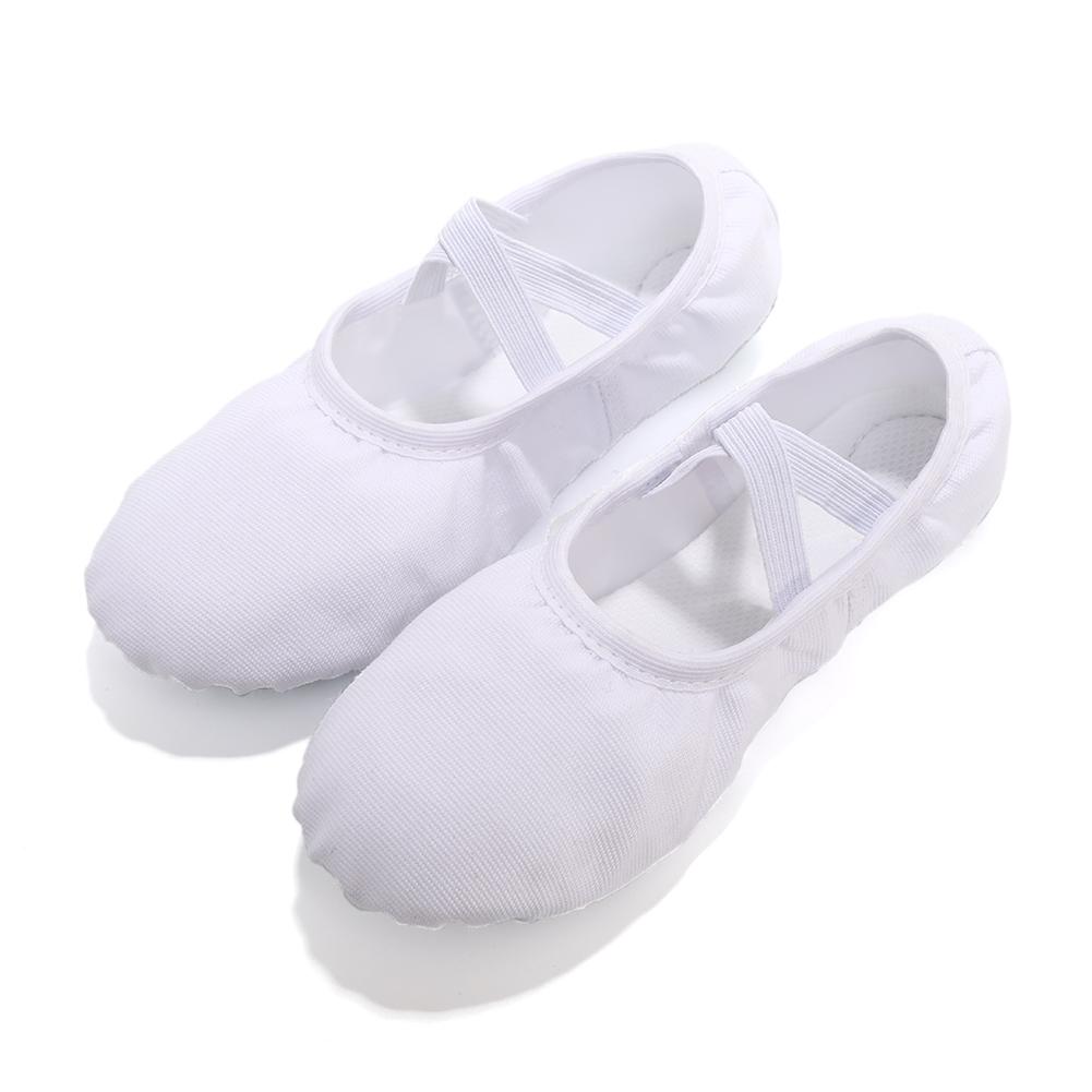 Women/Girls' Ballet Shoes Canvas Flat Split Soft Sole Dance Slippers Adult Gymnastics Belly Yoga Ballerina Training Shoes