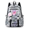 Cartoon Anime K-Pop Demon Hunters Printed Backpack Schoolbag for Teenager Student Girl Boy Bookbag Large Capacity Waterproof Travel Bag Gift