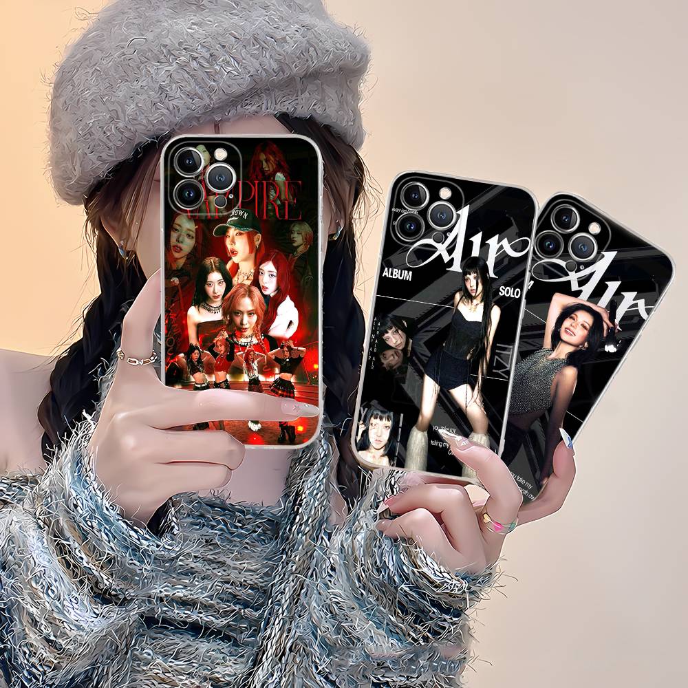 Singer Idol I-ITZY For IPhone 17 16 15 14 13 12 11 Pro Max Plus Mini Funda For Transparent Cover