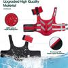 Adjustable High Flotation Dogs Life Vest for Swimming - Ripstop Dog Swimsuit with Reflective Stripes for Small Medium To Large D