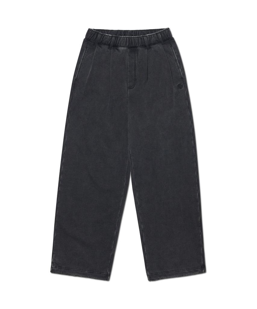 Nomaenyueol Two-Tuck Belted Sweatpants - Washed Black