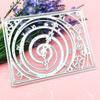 Clock Gear Box Background Art Pattern Metal Cutting Dies Craft Embossing Scrapbooking Stamps for Card Making Decor