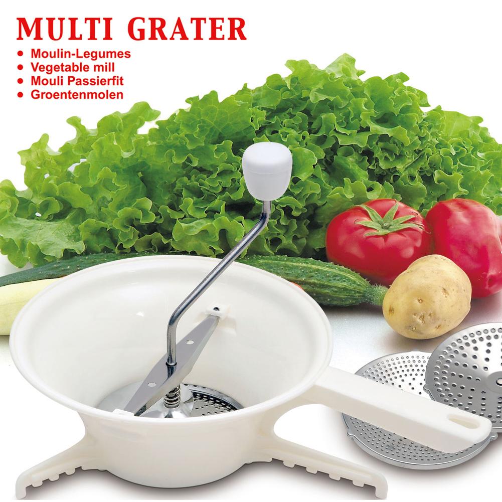 Multifunctional Manual Food Grinder Mixer Salad Vegetable Fruit Blender for Kitchen