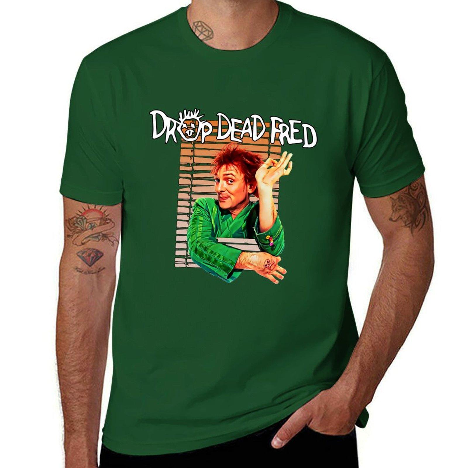 Drop Dead Fred классическая футболка Рик аниме эстетика одежда мальчики белые футболки для мужчин с принтом 4XL