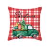 Cushion Cover Christmas Car Red Pillow Cover Bed Cushion Pillow Linen