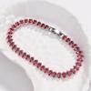 Luxury Dainty Tennis Bracelets for Women Silver Color Sparkling Colorful Cubic Zircon Stackable Hand Chain Crystal Wedding Jewel