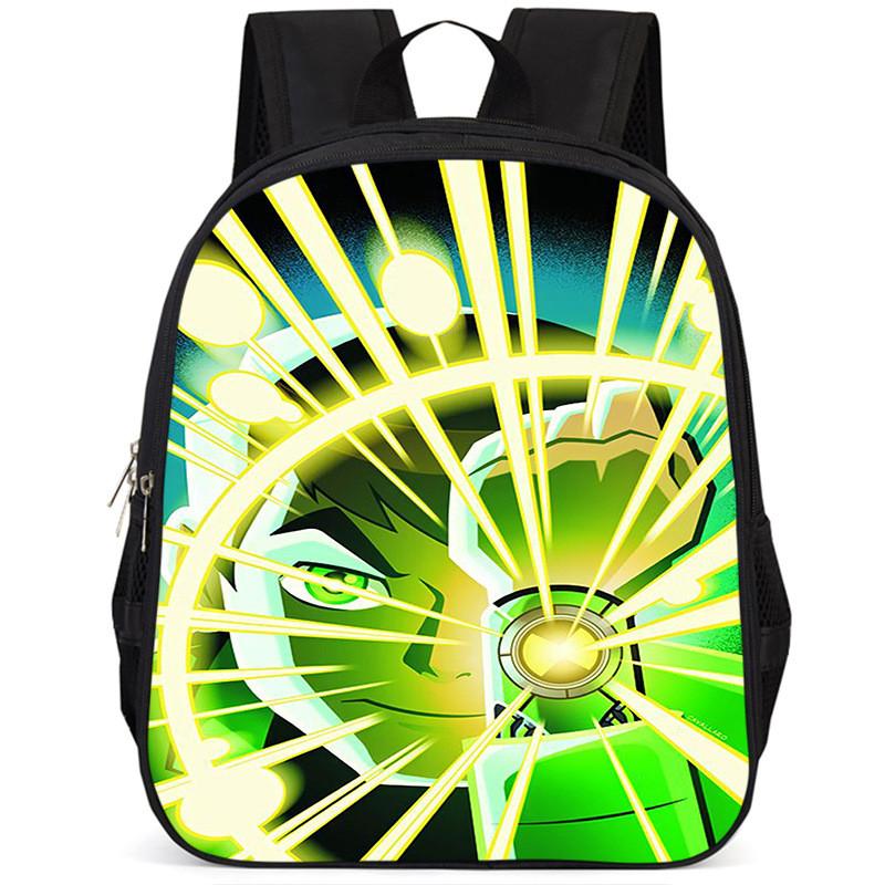 Ben10 15-inch Large Capacity Lightweight Oxford School Backpack For Kids