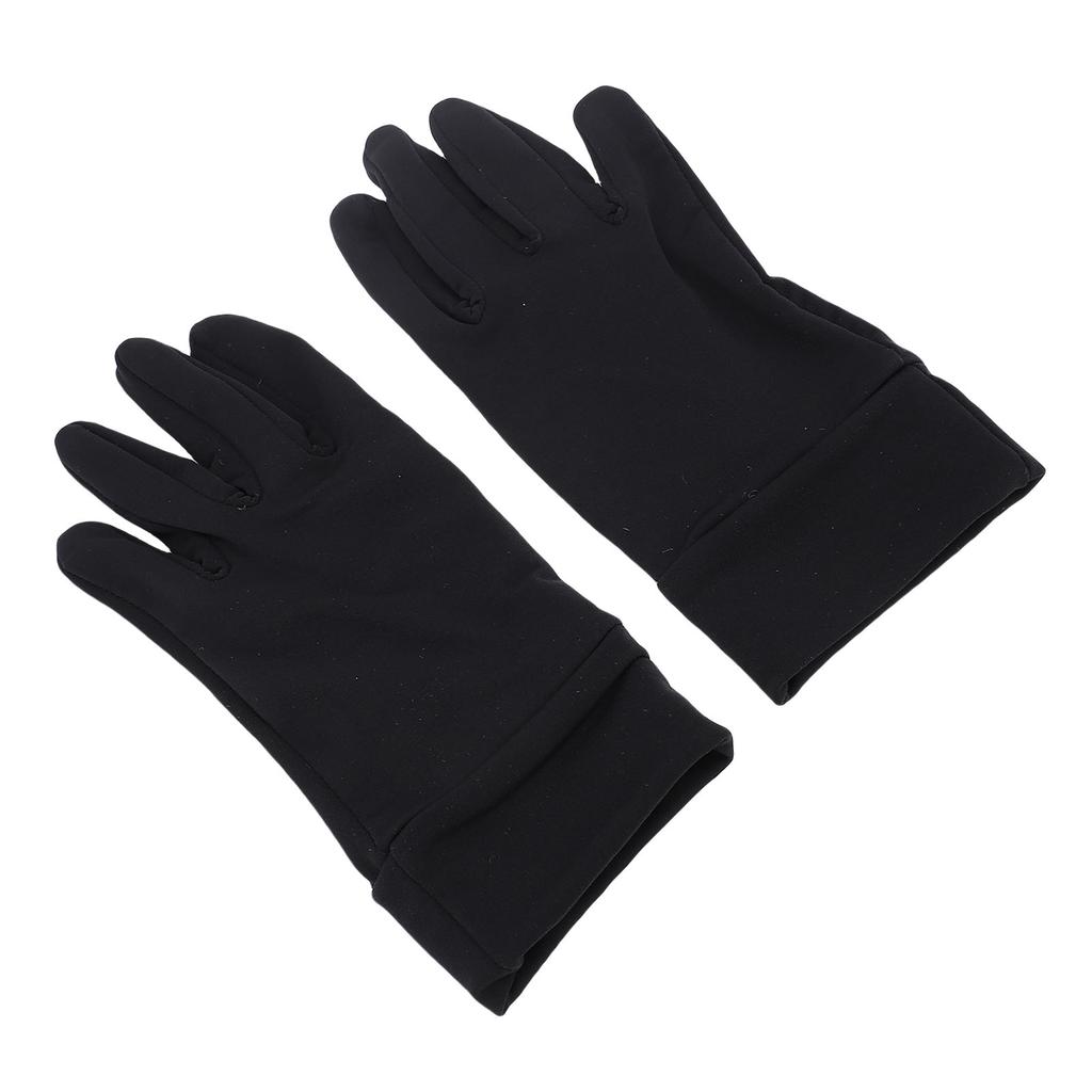 Ski Mittens for Men Women Cold Weather Warm Snowboarding Mittens Snow Sports Mitts Gloves with Inner 5 Fingers Gloves Black and White XL