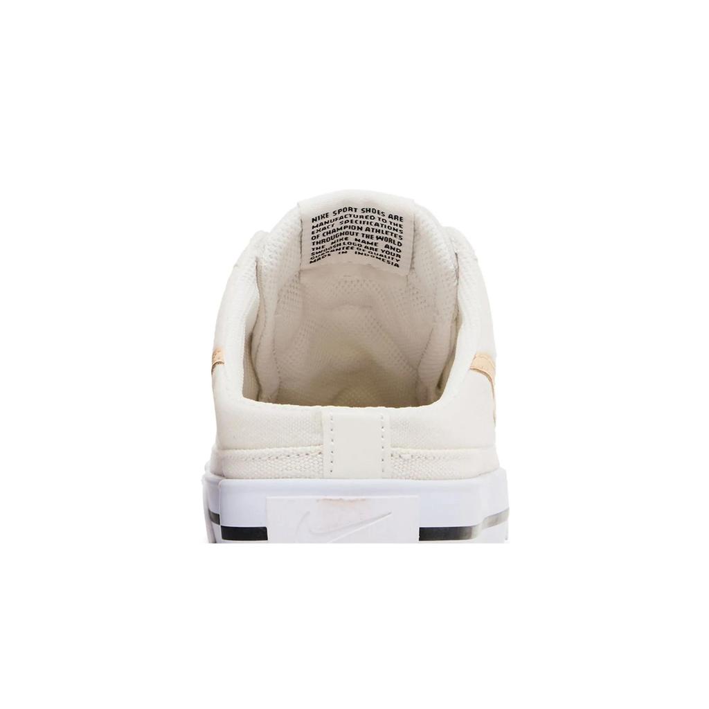 Nike Womens Court Legacy Mule 'Phantom White Onyx' (women's Sizes) Phantom / White / Black / White Onyx Skate Shoes DB3970 002