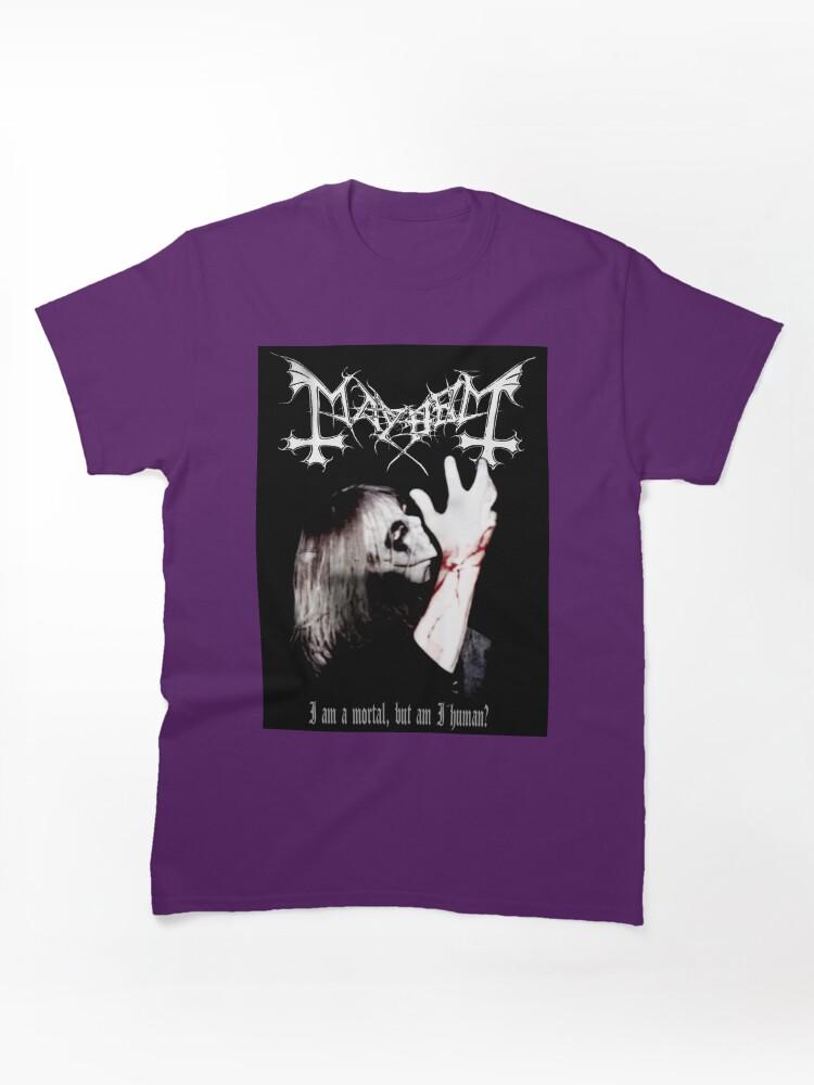 Eternal Mayhem Unisex T-Shirt, Mayhem Tee, Mayhem Inspired Merch, Black metal Unisex T-Shirt, Dead Classic Unisex T-Shirt
