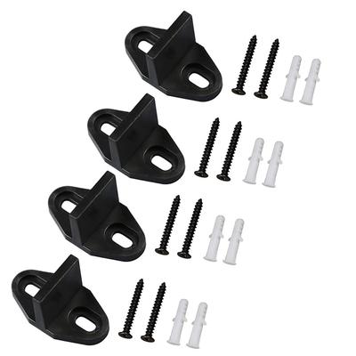 Mounted Floor Guides Tools 2/4/10pcs Accessories Barn Door Bottom Guide Floor Hardware Kit Parts Sliding Door Reliable