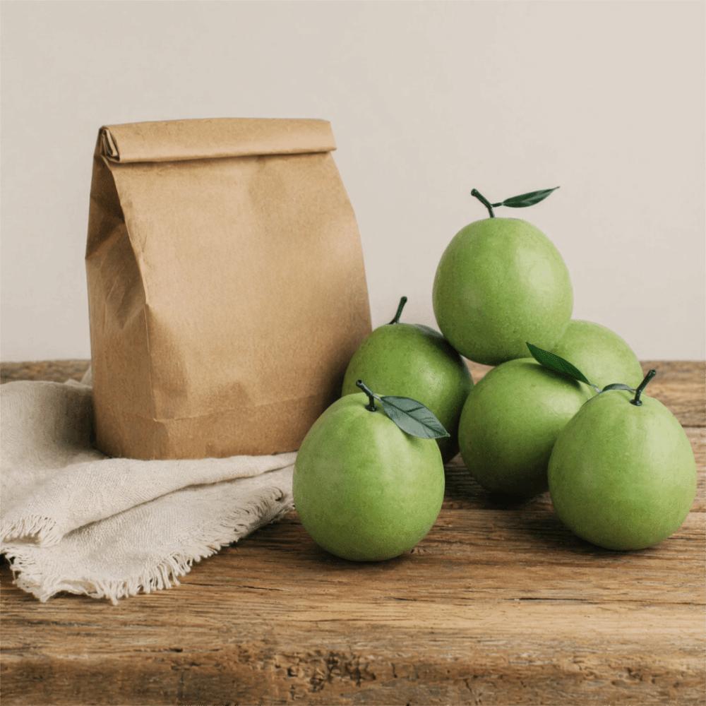 Lightweight Realistic Simulation Guava Handicrafts Funny Foam Guava Model Lifelike Artificial Guava Party