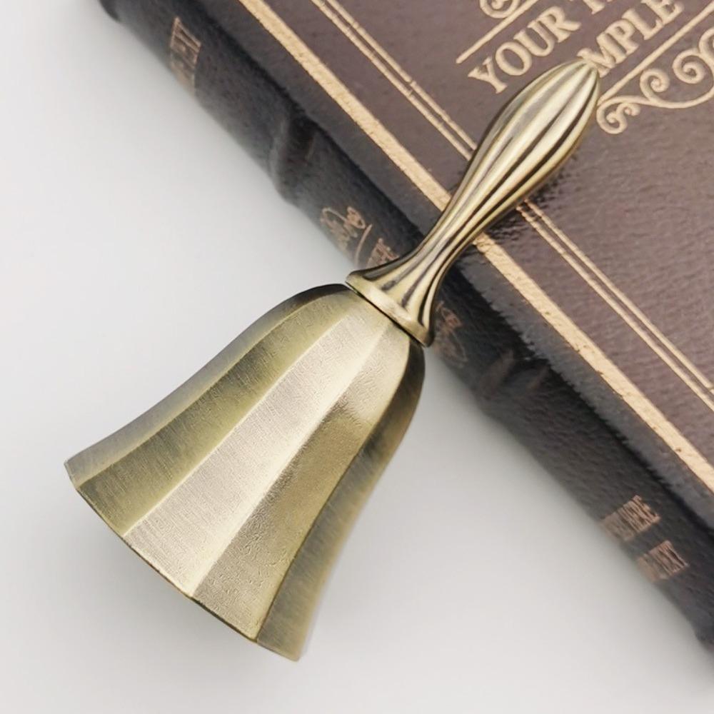 

Retro Rose Church Bell Bronze Metal Pet Training Bells For Restaurant Bar Jingle Church School Style 1