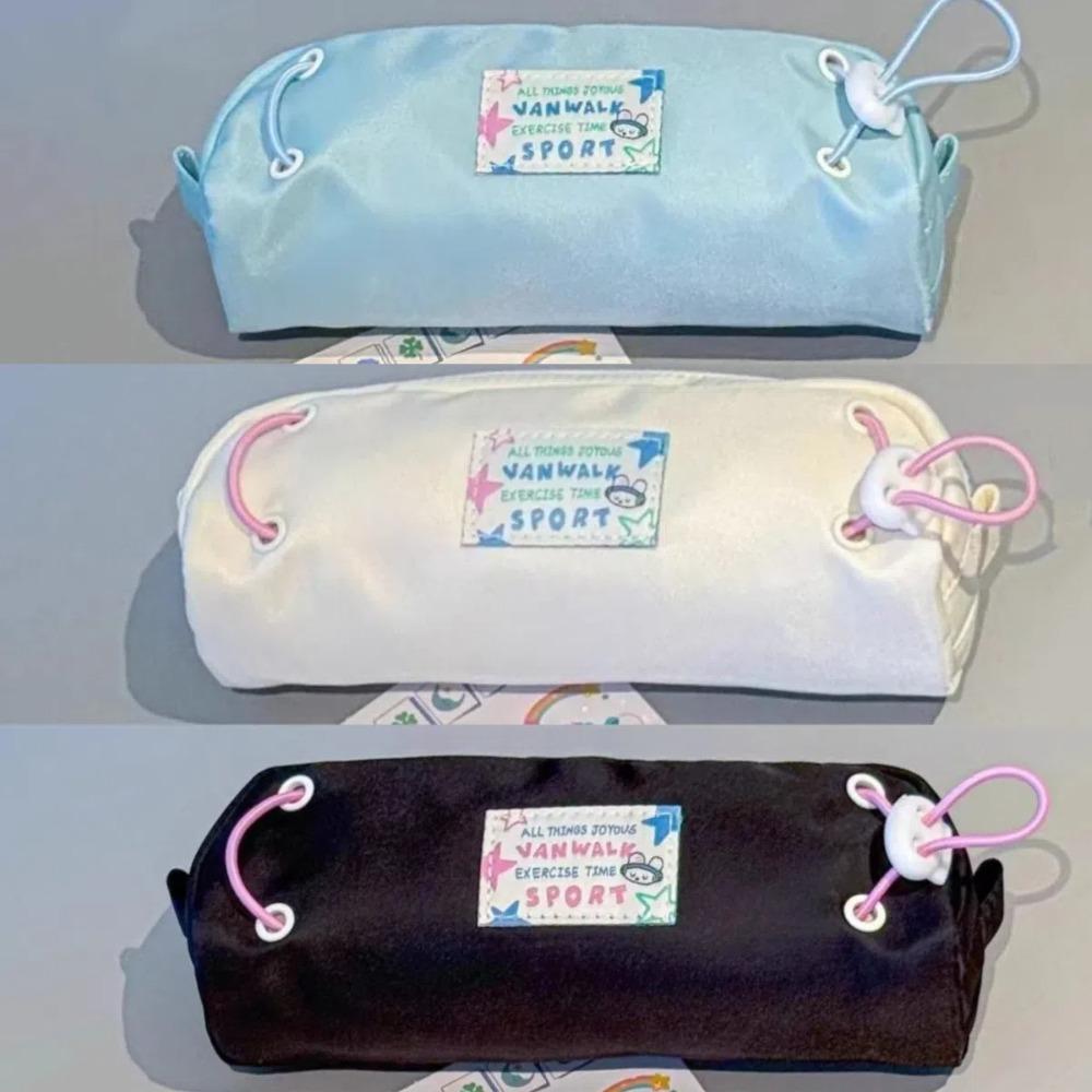 Y2K Stationery Bag Drawstring Pencil Case Fashion Cartoon Pen Pouch  Signature