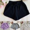 Womens Plus Size Comfy Drawstring Casual Elastic Waist Pocket Loose Shorts Pants