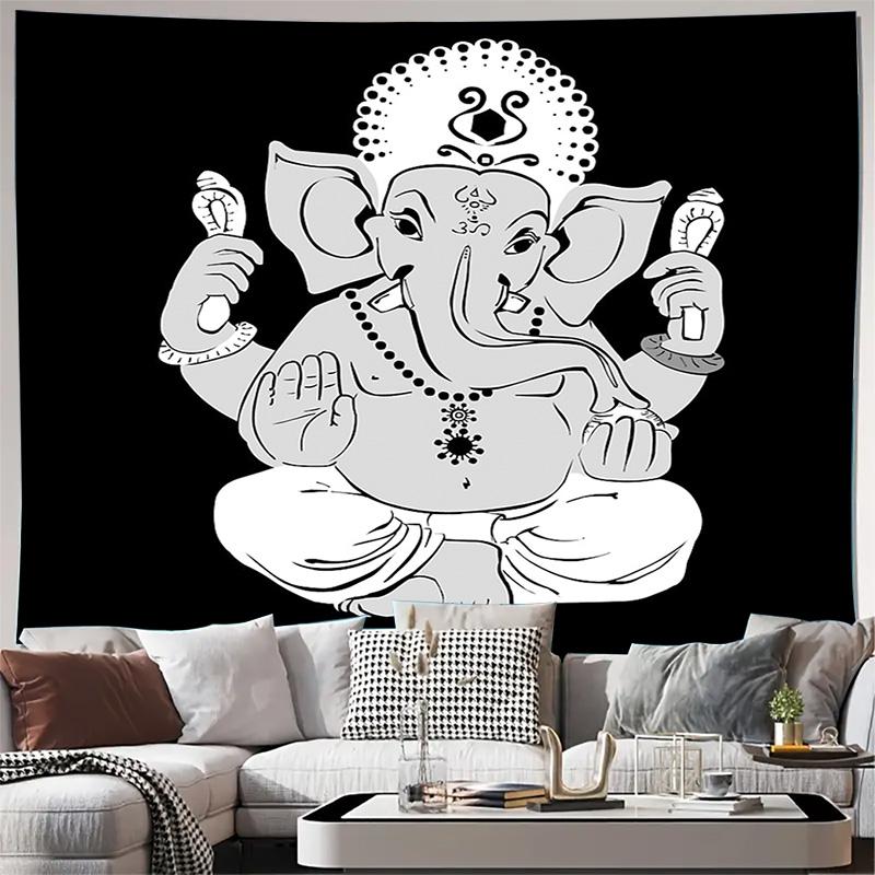 

Boho Tapestry Wall Hanging Indian Mandala Art Decor Room Aesthetic Dorm Bedroom Living Room Home Textile Wall Art 74x94cm(29x37in)