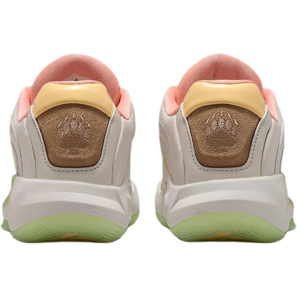 Air Jordan Luka 4 GS Light Orewood Tangerine Tint Kids Sneakers Cream Light-Orewood-Brown Hemp IO0201-100