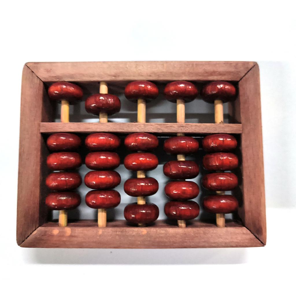 Traditional Abacus Chinese Abacus 5 Digits Abacus Soroban Math Learning Tool Mathematics Training for Math Teaching
