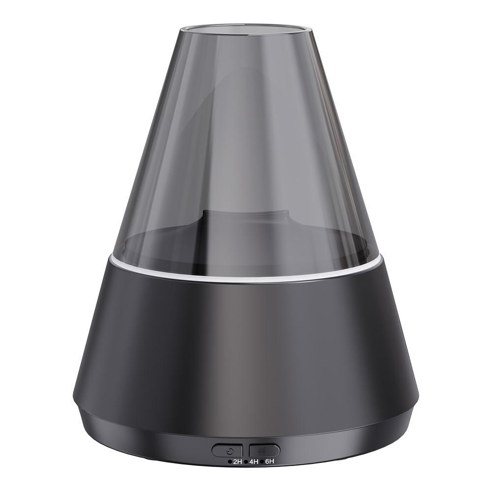 

Essential Oil Diffuser with Candle Light Aromatherapy Diffuser USB Powered Air Diffuser Humidifier for Home Office Bedroom чорний