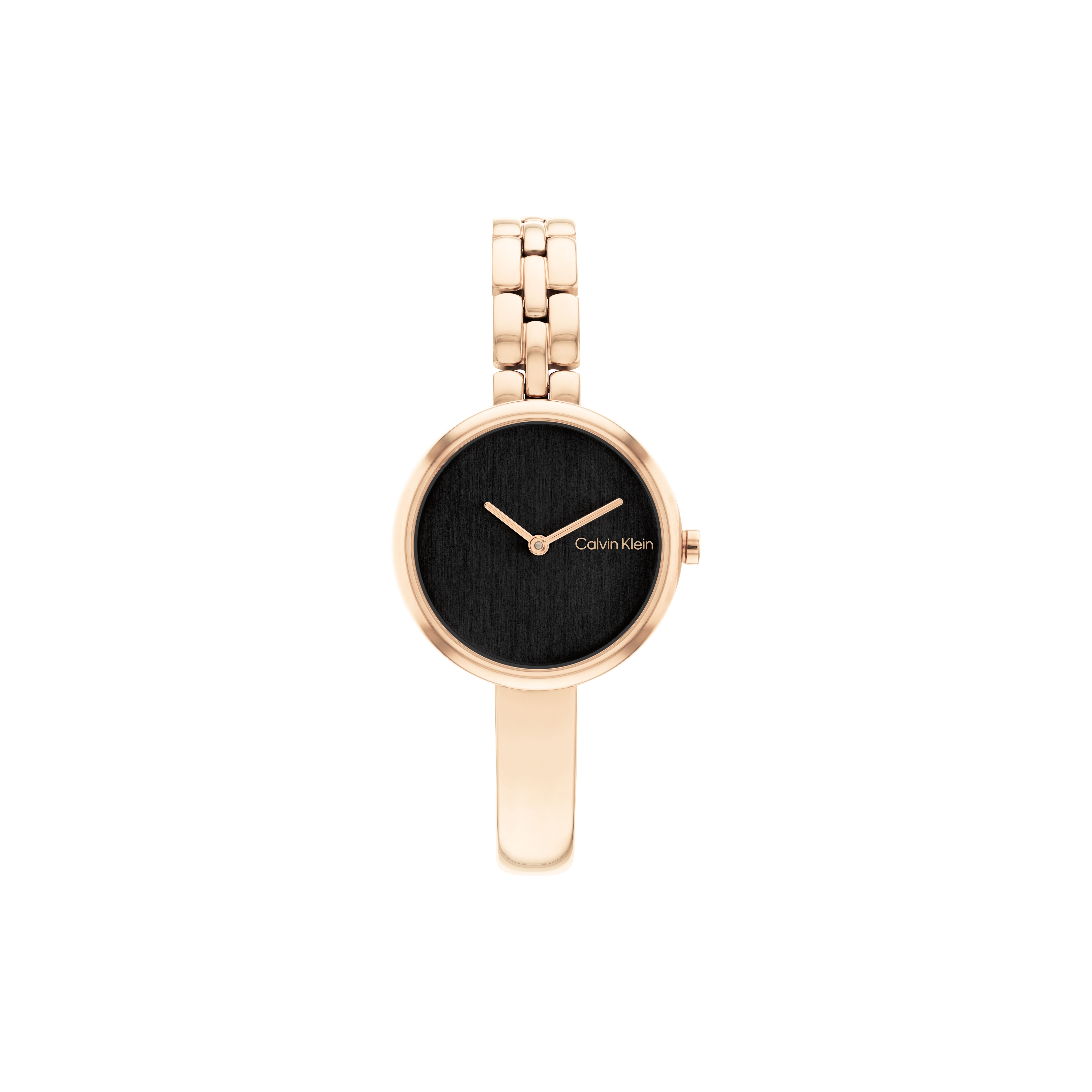 

Calvin Klein Quartz Watch Stainless Steel Band Black Dial Gift Box Light And Night Style Women watches rose-gold 25200280 Regular Watch Box,Carnation Gold Dial