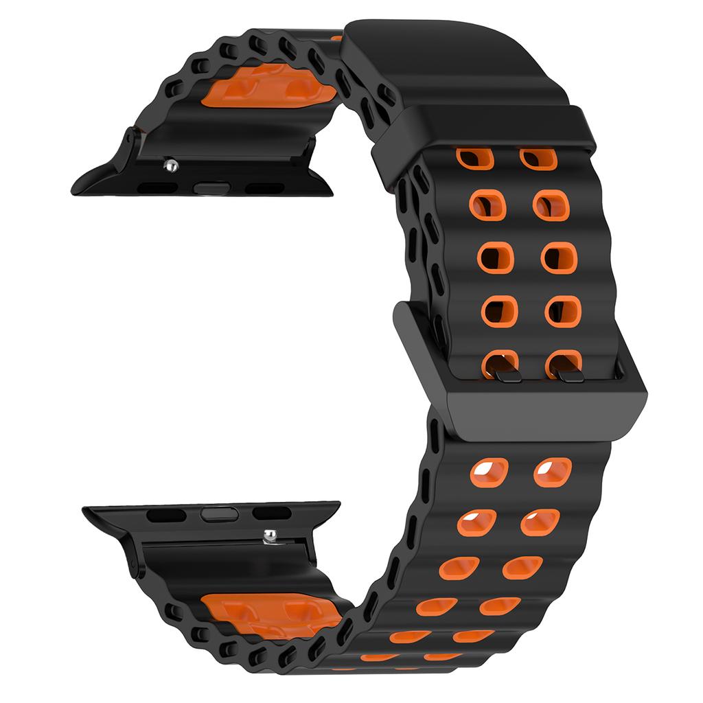 Silicone Strap for Apple Watch Ultra 3 49mm Band Breathable Bracelet for iWatch Series 11 10 42 46mm 9 8 7 6 SE 45mm 44mm Strap