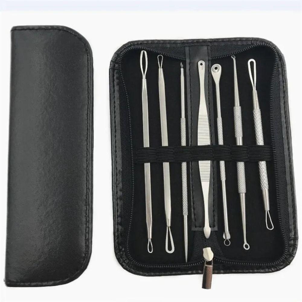 Black Spots Needles Blackhead Remover Tool Silver Comedone Extractor Beauty Treatment