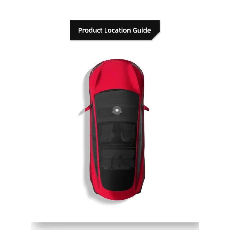 Under Screen Storage Box for Tesla Model Y/3+ Highland Model Y juniper Central Control Hidden Storage Organizer Tray Accessories