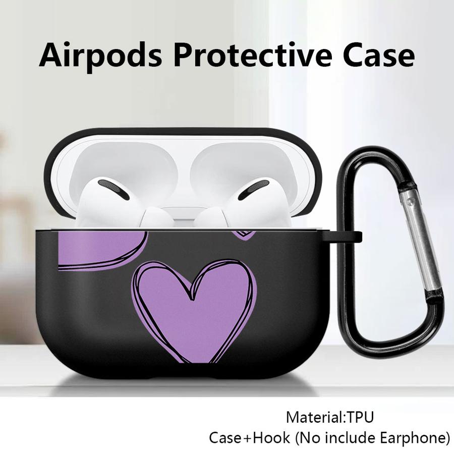 Creative Love Heart Case For Airpods Pro 3 2 1 4 Pro2 Pro3 Earphone Cases Cover