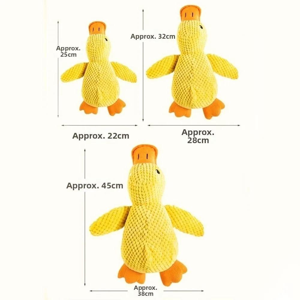 New Stomping Duck Dog Toy Bite Resistant Grinding Large Pet Toy Boredom Teeth Cleaning Dog Interactive Entertainment Puppy Pet