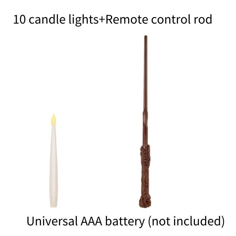 

Контроль Хэллоуин Пульт Светодиодная Электронная Плавающая Свеча Свет Украшение Комната 10 Lights