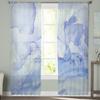 Marmor Textur Einfache Gradienten Tüll Vorhänge Für Wohnzimmer Wohnkultur Fenster Vorhang Küche Sheer Voile Vorhang