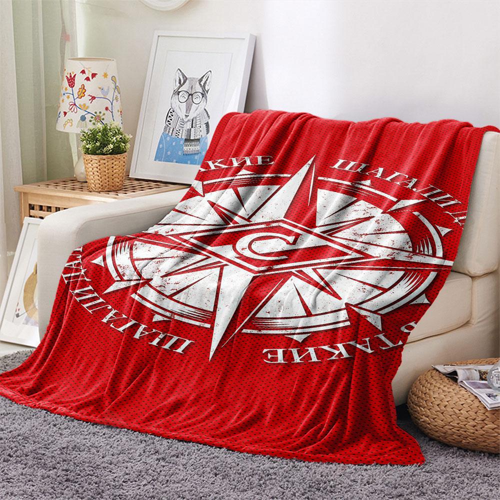 1PC Spartak Moscow Legend Blanket, High quality Comfortable for All Seasons, Home Decor, Warmth and Comfort