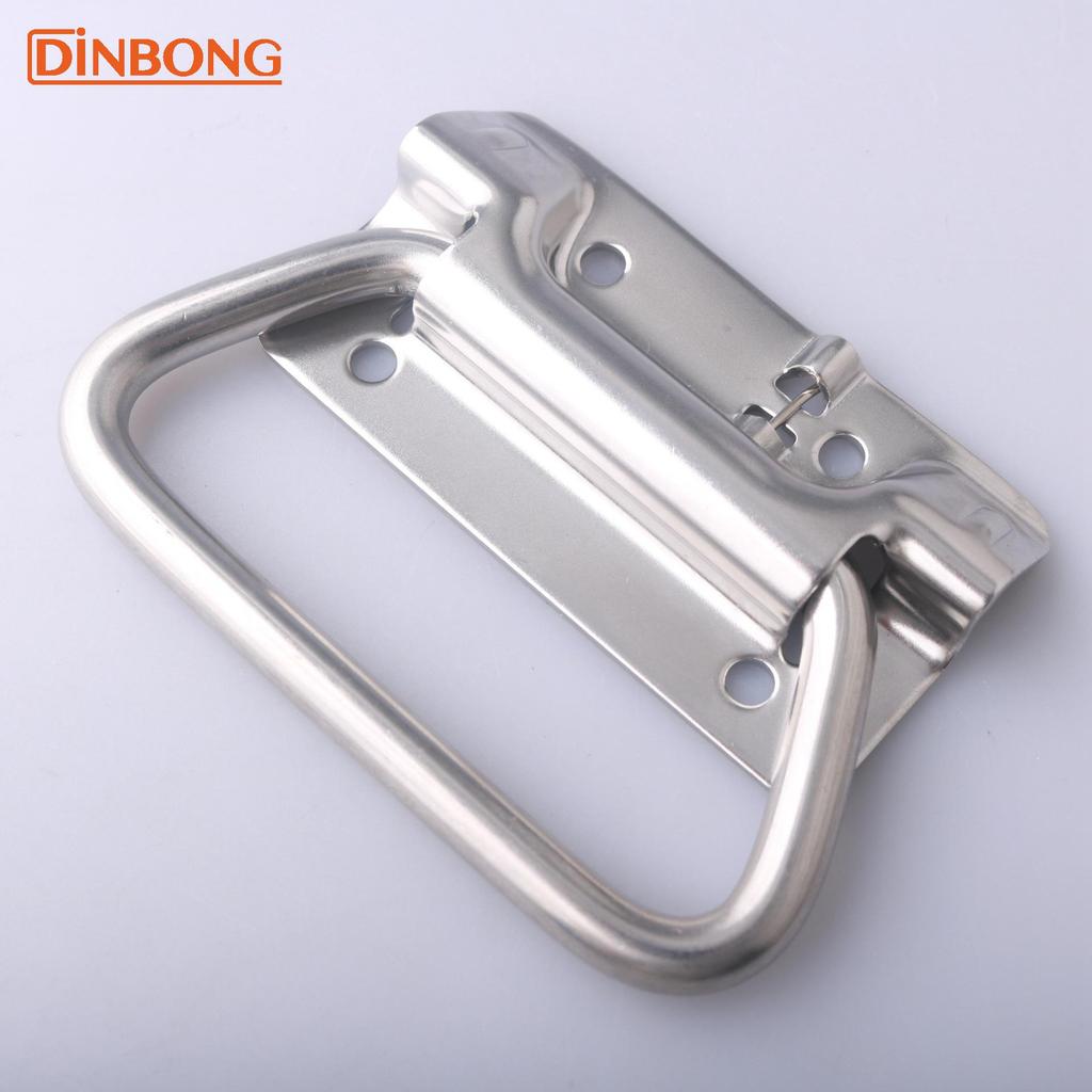 LS604 Stainless Steel Spring-Folding Movable Handle for Toolbox and High Voltage Cabinet