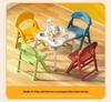 Children's Foldable Backrest Chair - Little Friends Stool