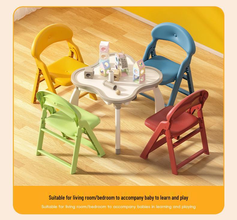 Children's Foldable Backrest Chair - Little Friends Stool