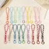 Braided Polyester Phone Lanyard Keychain - Anti-Lost Hanging Rope for Phones, Keys, and Water Cups.