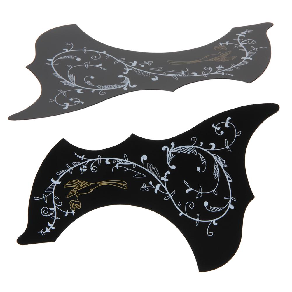 2pcs Folk Acoustic Guitar Pickguard Anti Scratch Protector Pick Guard Stickers