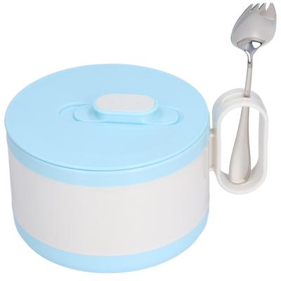 Stainless Steel Ramen Bowl Double Insulation Instant Noodle Bowl with Lid for Office Worker